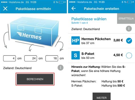 hermes päckchen online adressieren|my hermes app paketschein.